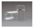 Capsules transparentes retractables avec bande dechirable ? 325 mm/longueur 55 mm pour bouchons du bouteille 75 pieces