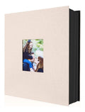 Album Lanpn Photo 10x15 400 Pochette Lin Tissu Album destine a Vertical Photos Beige