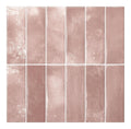 Carrelage VEELIKE Adhesif Mural Rose Vintage 3D Carreaux Adhesif Cuisine Credence Adhesive Cuisine Stickers Carrelage Salle du Bain Dalle PVC Adhesive Murale Impermeable 305cm¡Á305cm 6 Pieces