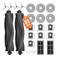 Kit d'accessoires 22 pour Dreame L10sProUltraHeat/L10sUltraGen2/L40UltraAE X30 Ultra/Mova E30 Ultra Accessoires 2 Brosse Principale 6 Serpillere 4 Brosse Laterale 2 Filtres 7 Sacs a Poussiere